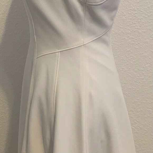 White House Black Market Cream White Princess Rockabilly Dress Women's Size 2 - Picture 6 of 14